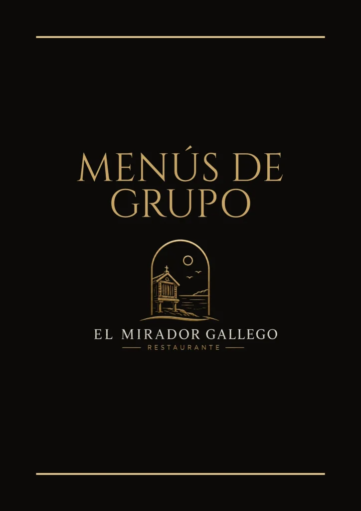 Menús de grupo: Portada