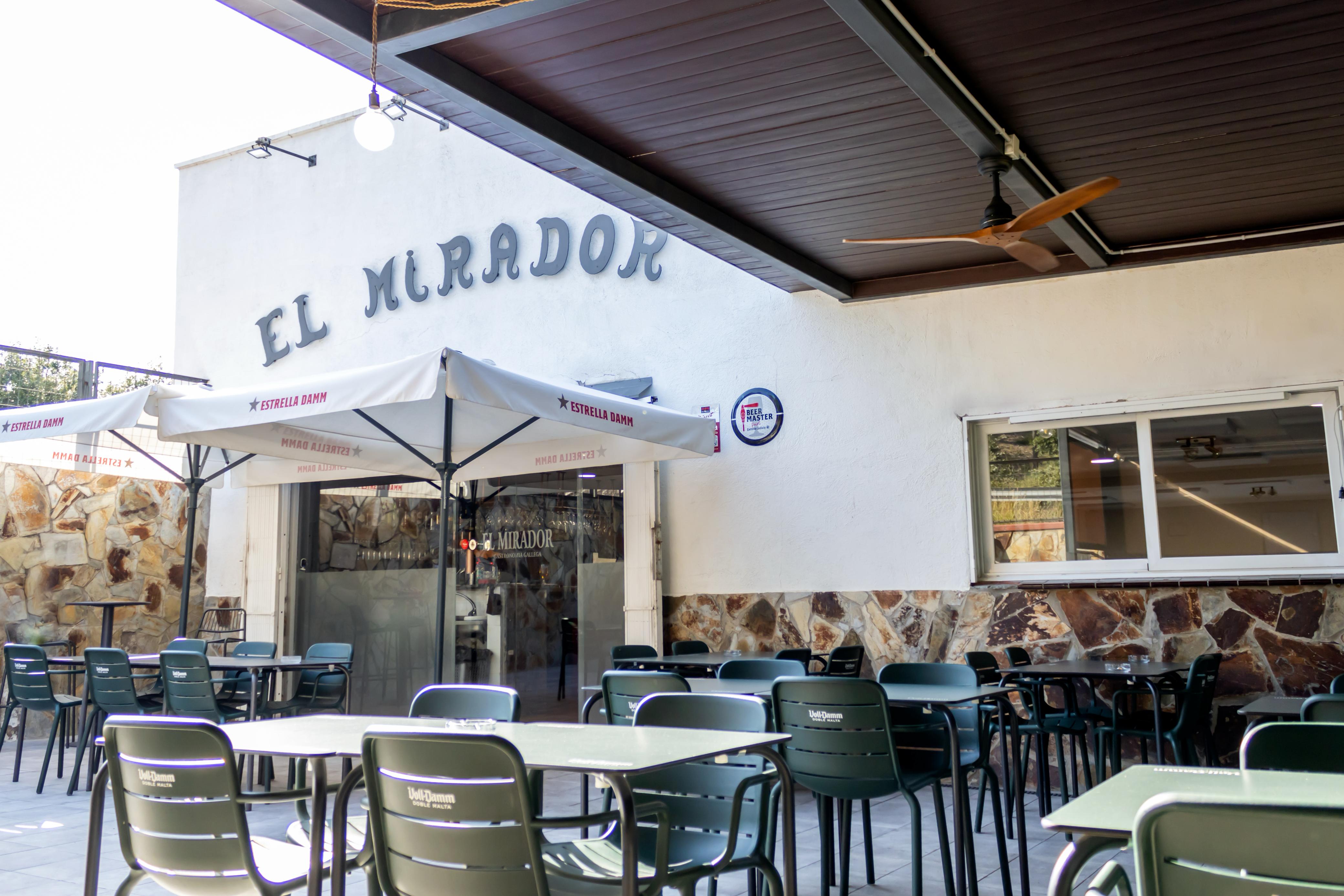 La terraza de El Mirador Gallego